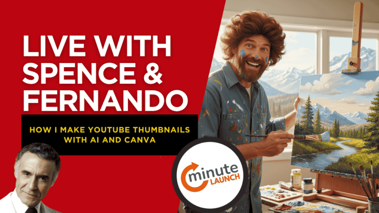 Live With Spence and Fernando – How I Create My YouTube Thumbnails with Ai and Canva
