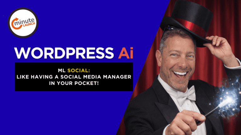 Like Having A Social Media Manager In Your Pocket… MinuteLaunch Social!