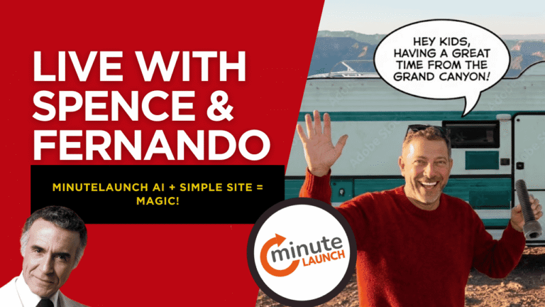 MinuteLaunch AI + Simple Site = Magic!