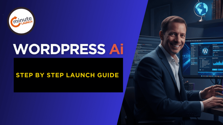 MinuteLaunch Ai For WordPress – Step By Step Launch Guide