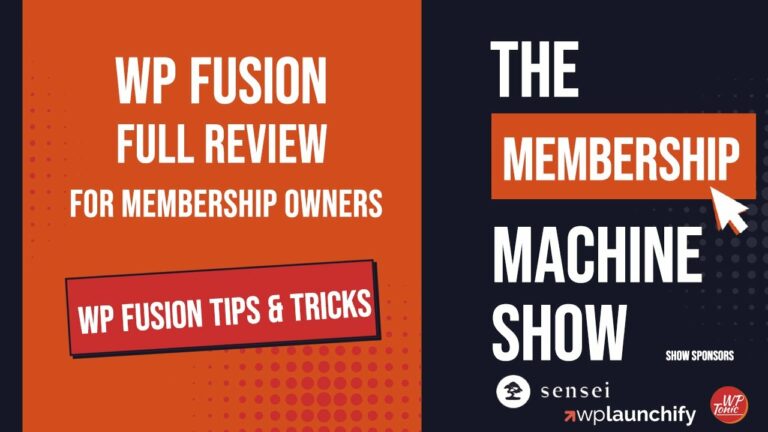 WP-Fusion For Membership Website Builders