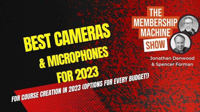 Best Cameras & Microphones For Course Creation In 2023