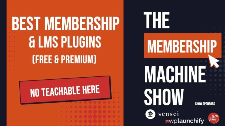 Best WordPress Membership & LMS Plugins (Free & Premium)